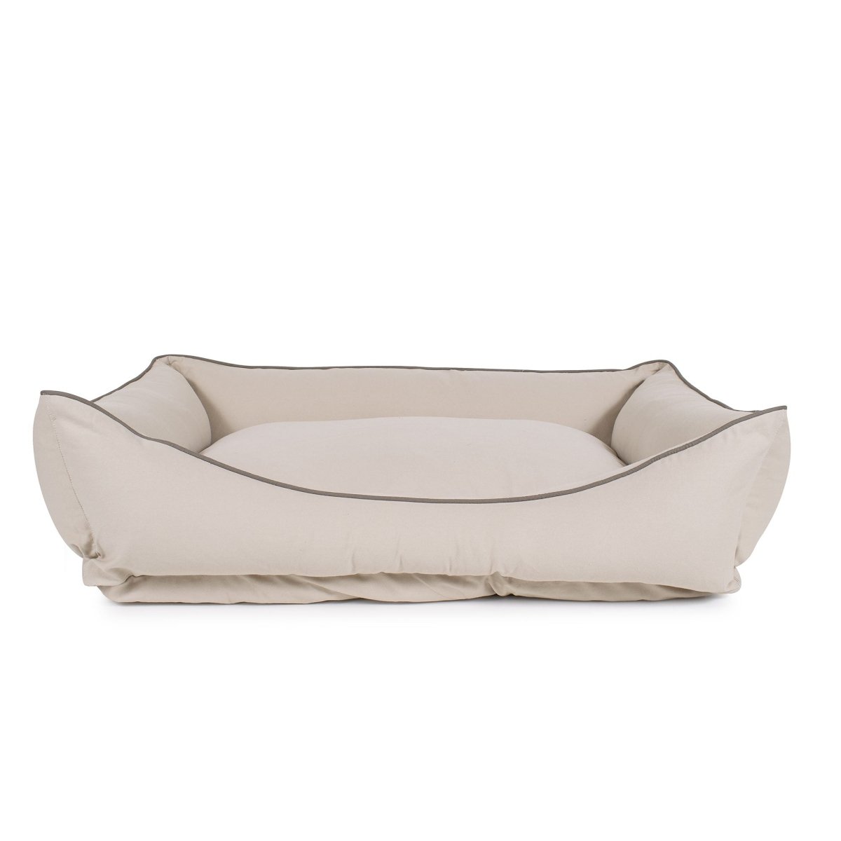 Canvas Kuddle Lounge Comfort Dog Bed Khaki, X-Large (42w x 30d x 10h)