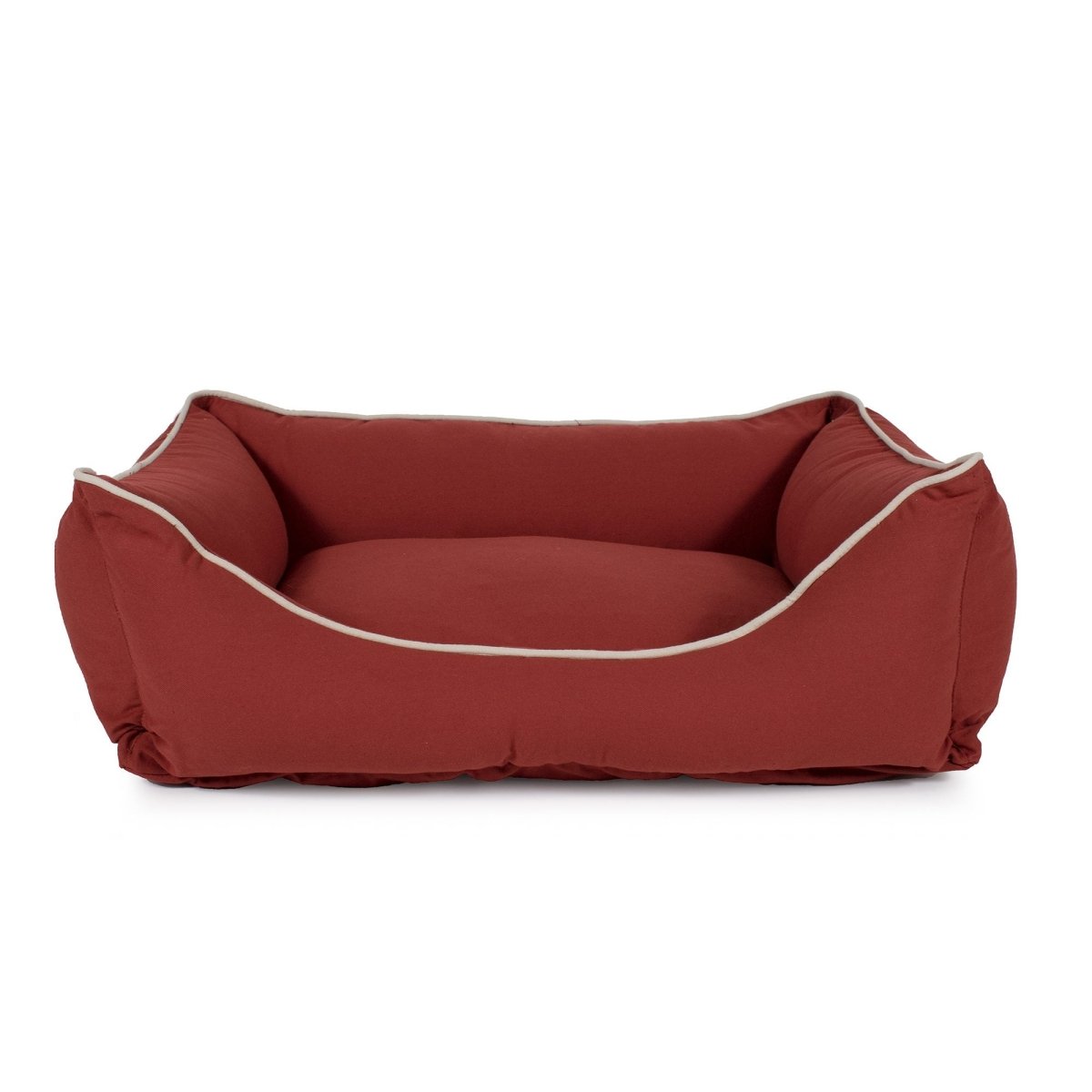Canvas Kuddle Lounge Comfort Dog Bed Red, Large (36w x 27d x 10h)