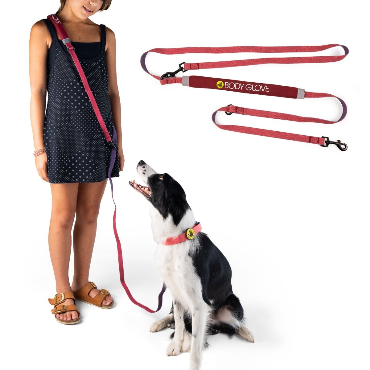 Body Glove Beach Walk Handsfree Pet Leash - Body Glove, collars-leashes, and New