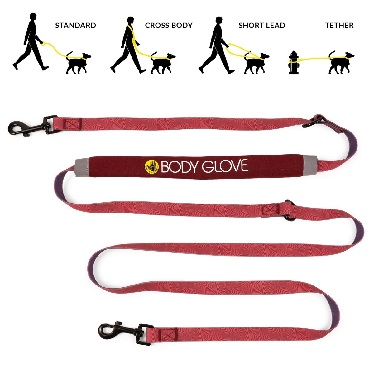 Body Glove Beach Walk Handsfree Pet Leash - Body Glove, collars-leashes, and New