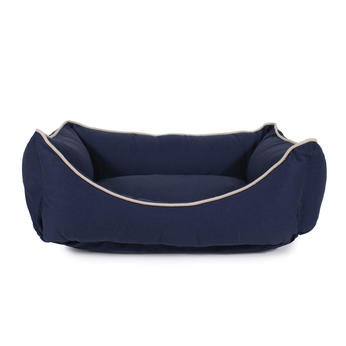 Canvas Kuddle Lounge Comfort Dog Bed Blue, Medium (30w x 24d x 9h)