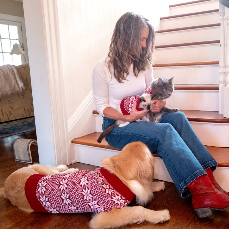 Fair Isle Knit Pet Sweater - christmas-2025, Discontinued, and Gift Idea