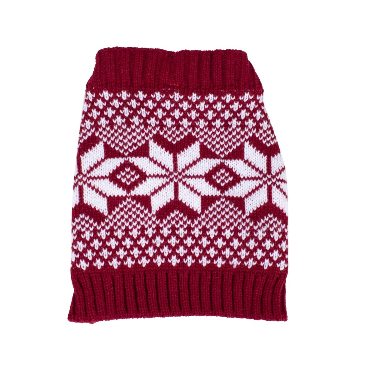 Fair Isle Knitted Dog Sweater X-Small