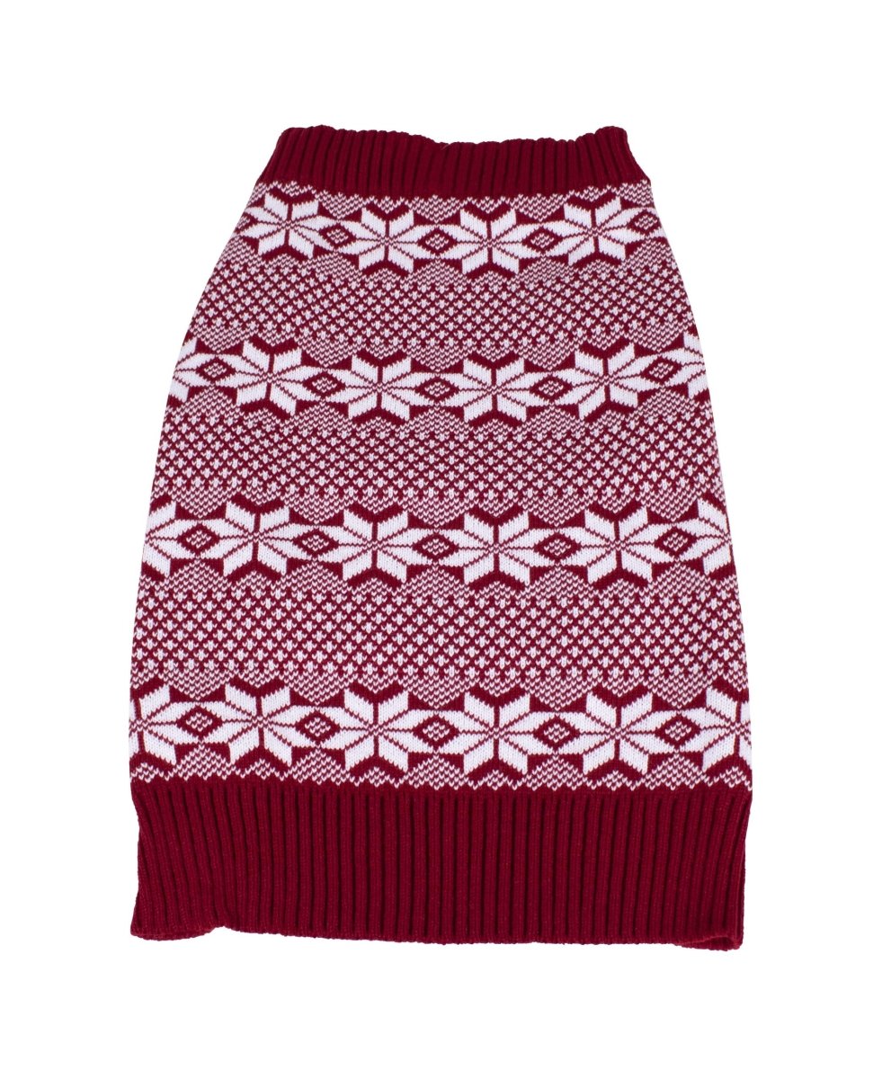 Fair Isle Knitted Dog Sweater X-Large