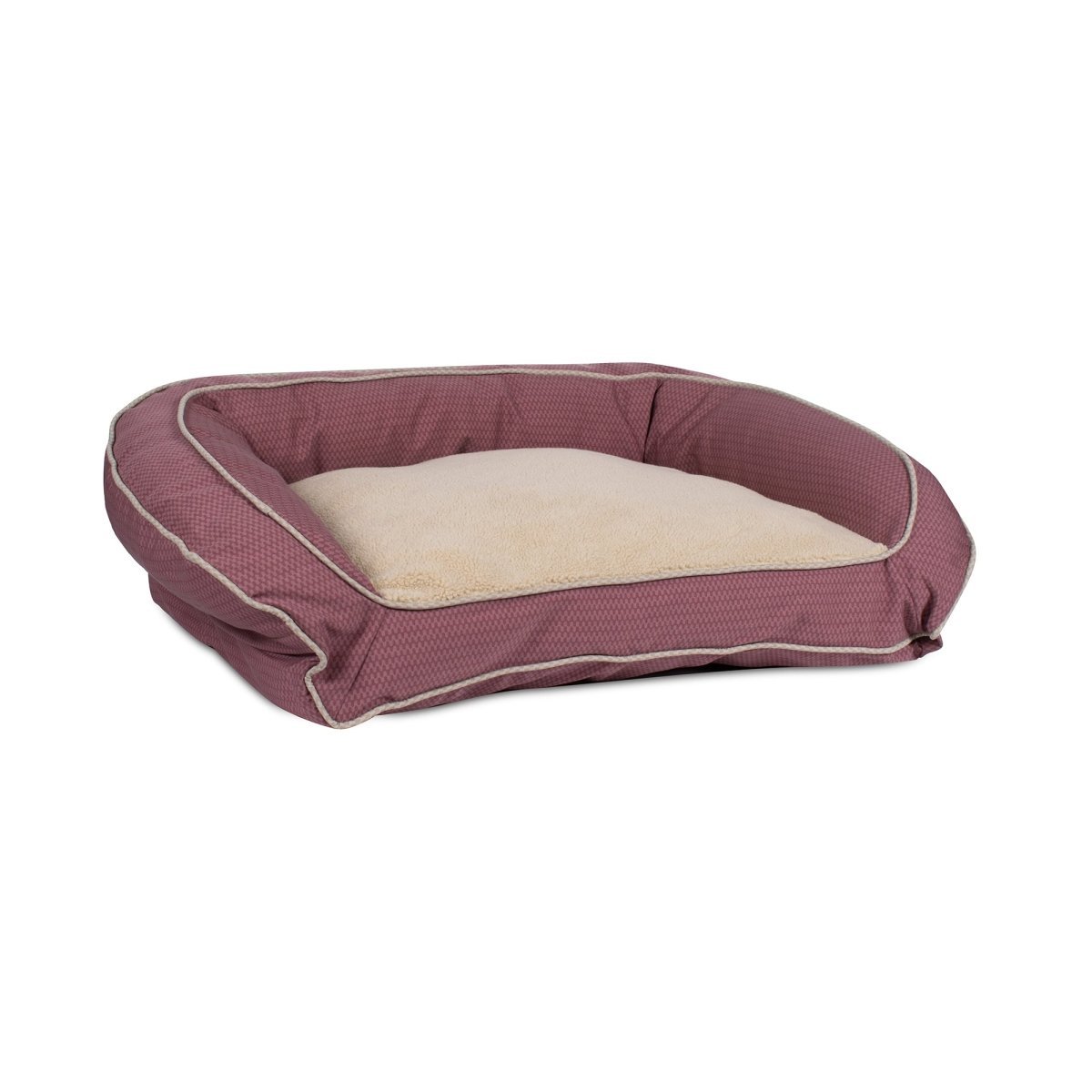 GreenDog Bolster Bed - Checkered Wave - beds, Carolina Pet, and GreenDog