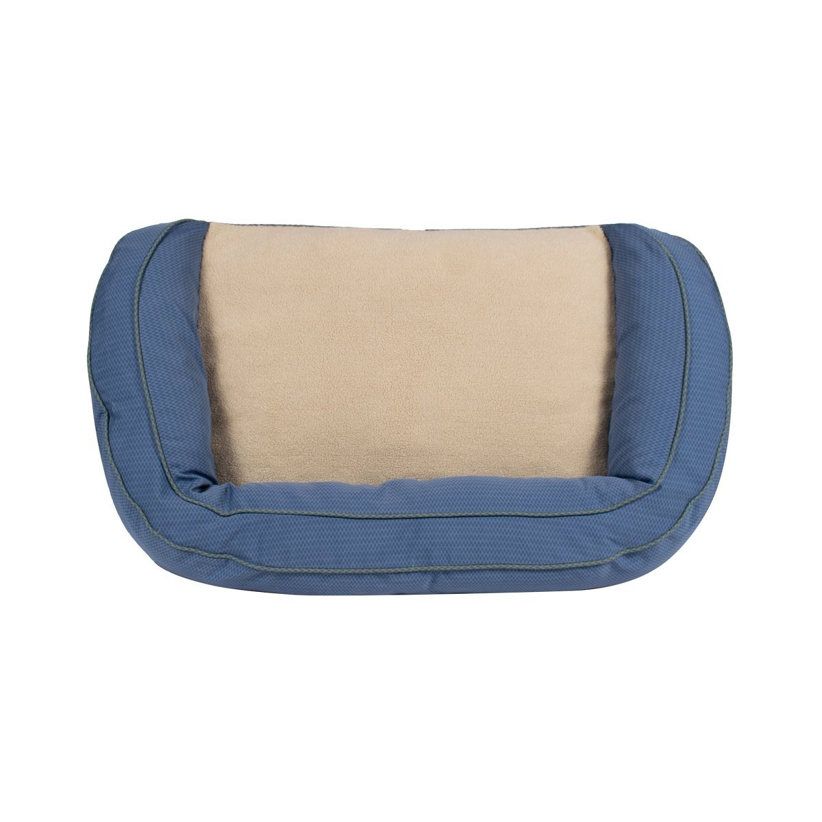 GreenDog Bolster Bed - Checkered Wave - beds, Carolina Pet, and GreenDog