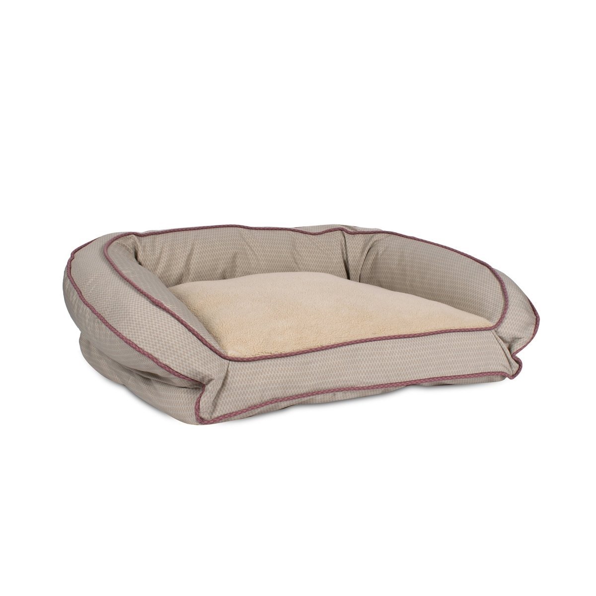 GreenDog Bolster Bed - Checkered Wave - beds, Carolina Pet, and GreenDog