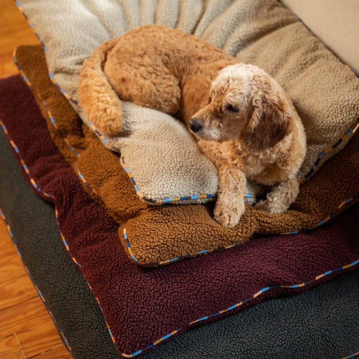 Orthopedic Foam Sherpa Pillow Bed - beds, New, and Orthopedic Beds