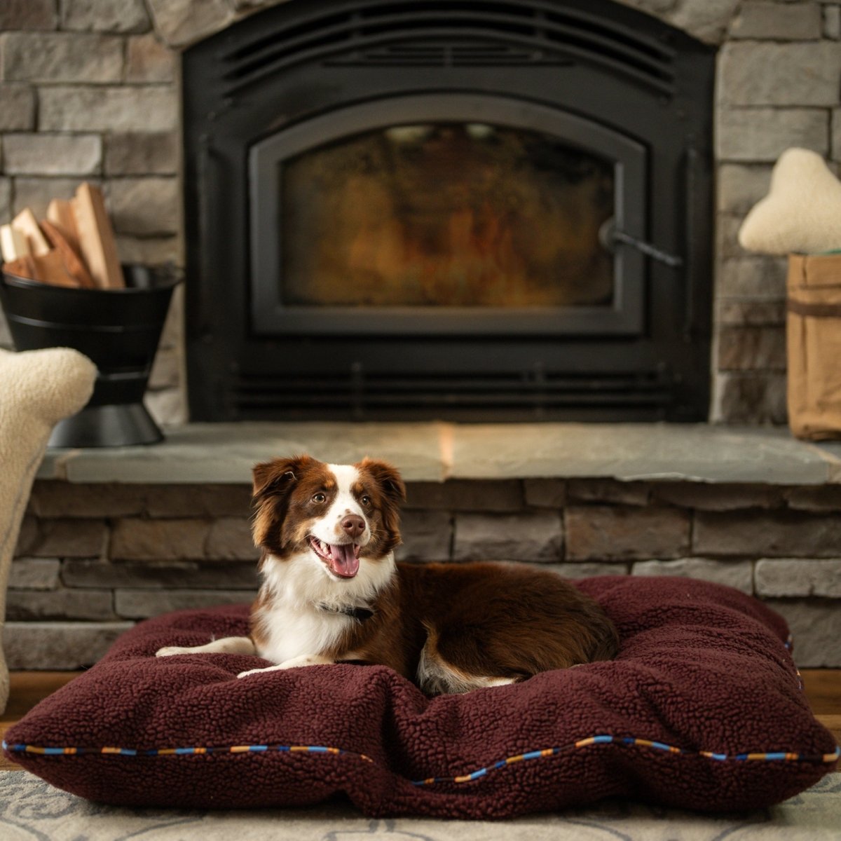 Orthopedic Foam Sherpa Pillow Bed - beds, New, and Orthopedic Beds