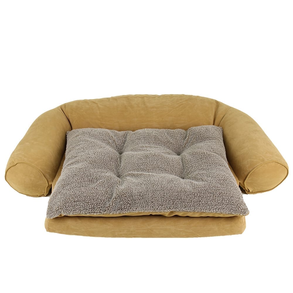 Orthopedic Sleeper Comfort Couch Dog Bed Saddle, Small (47x32x9), Complete Bed