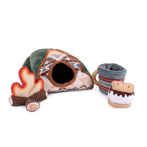 Pendleton Camp Discovery Tent Set Dog Toy - New, pendleton, and toys