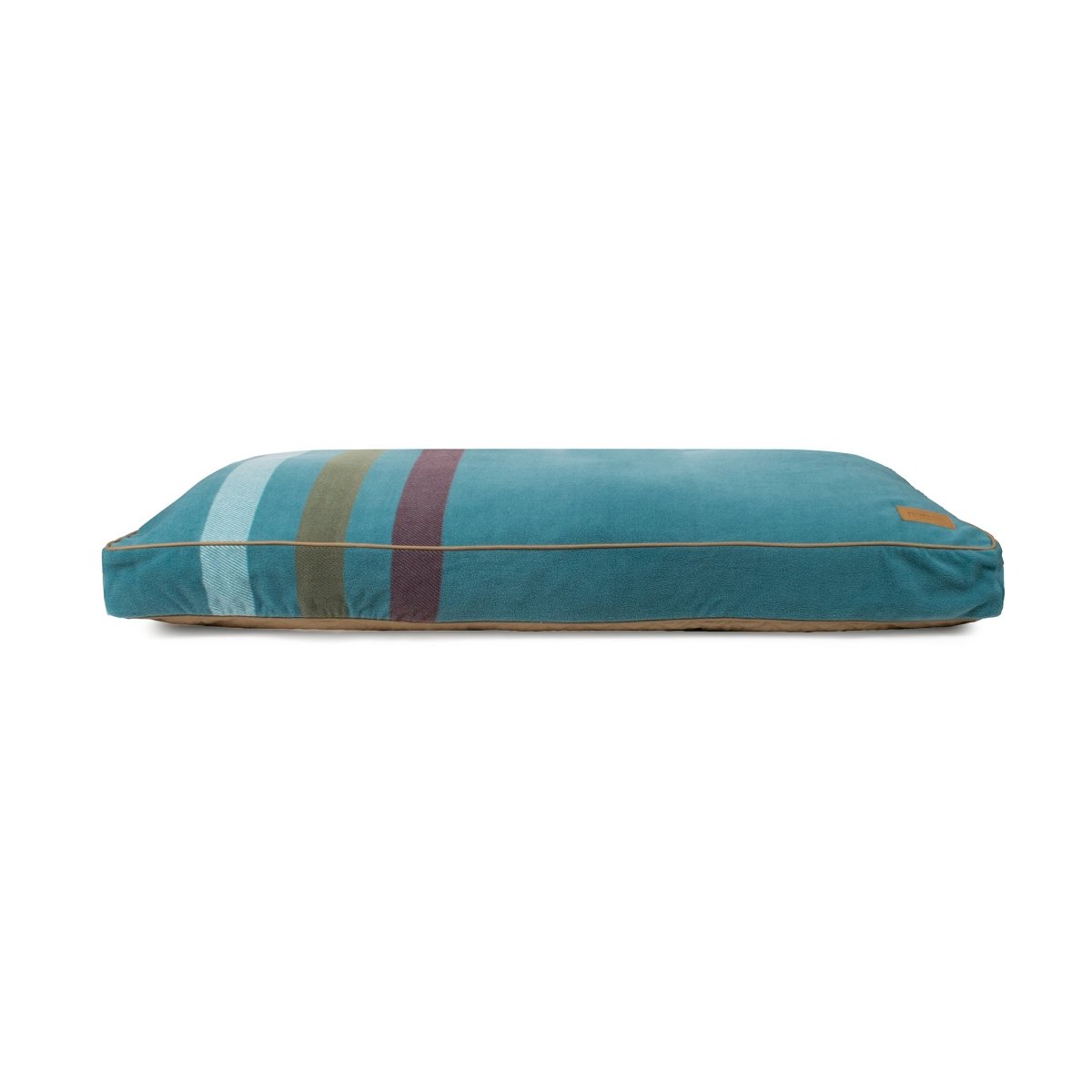 Pendleton Cabin Stripe Shale Pet Napper Fleece Dog Bed X-Large (48x36x4)