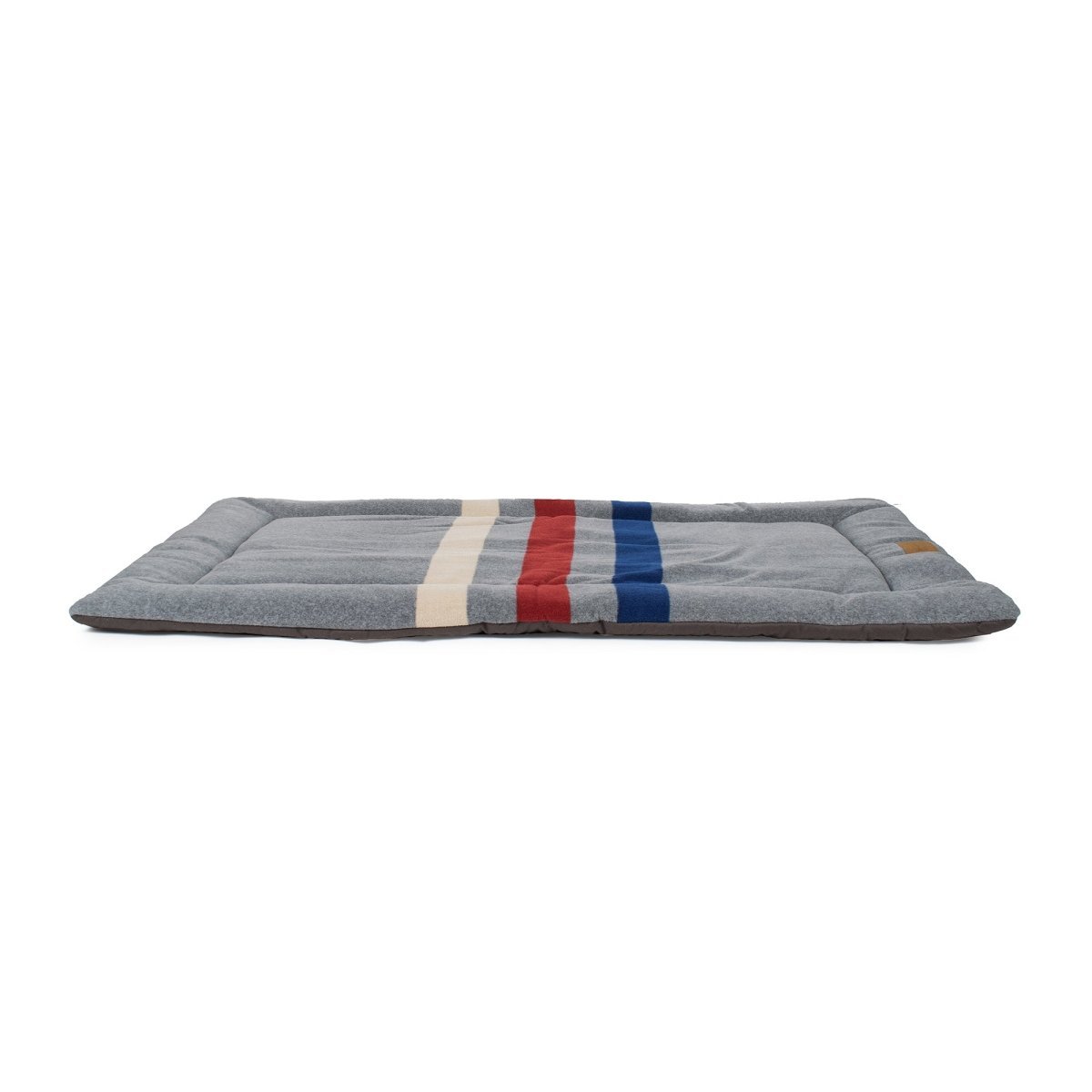 Pendleton Cabin Stripe Grey Comfort Cushion Fleece Dog Bed X-Large