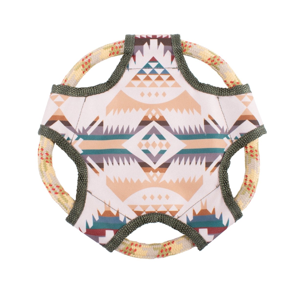 Pendleton Flying Disc Rope Dog Toy - New, pendleton, and summer