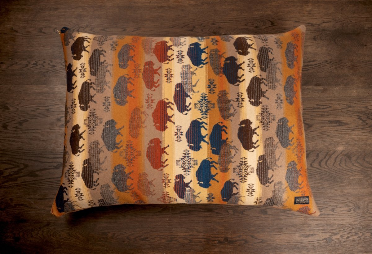 Pendleton Heritage Wool Pet Bed - beds, Made in USA, and pendleton