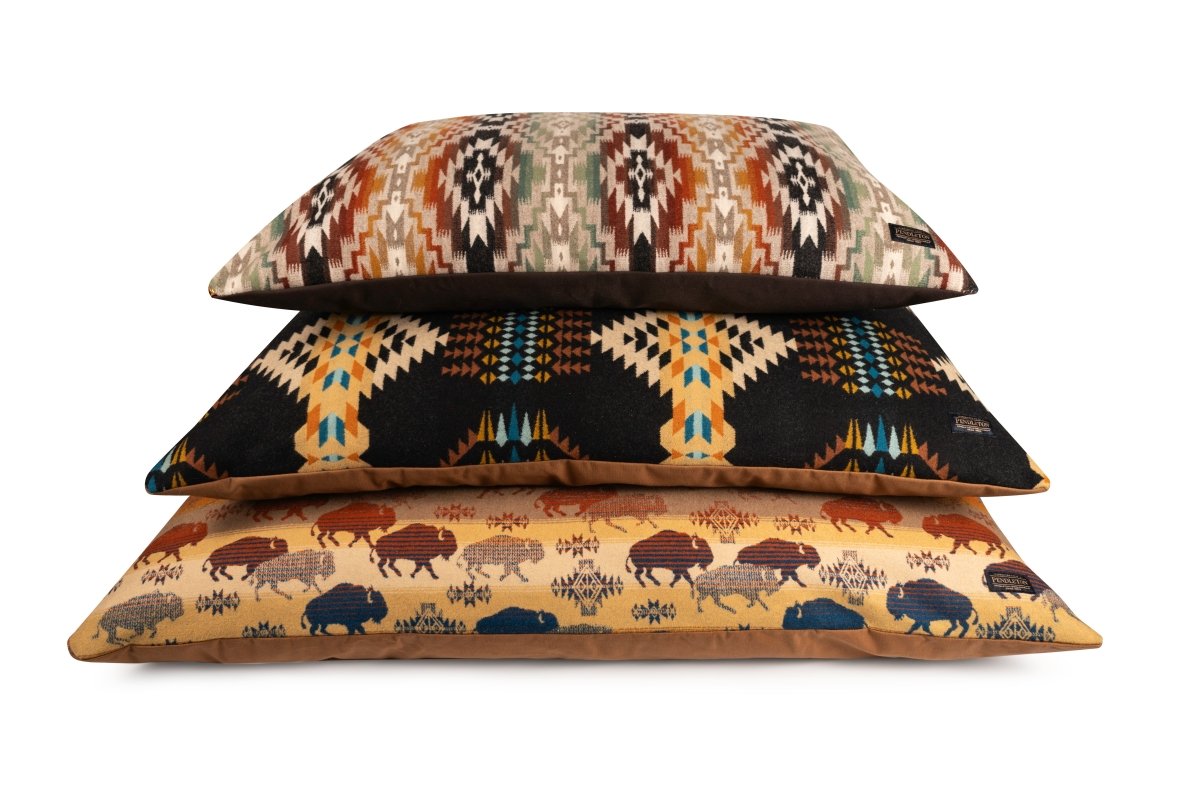 Pendleton Heritage Wool Pet Bed - beds, Made in USA, and pendleton