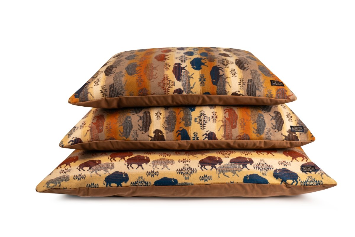 Pendleton Heritage Wool Pet Bed - beds, Made in USA, and pendleton