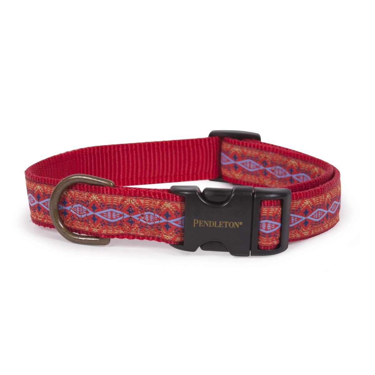 Pendleton Diamond River Scarlet Dog Collar Large