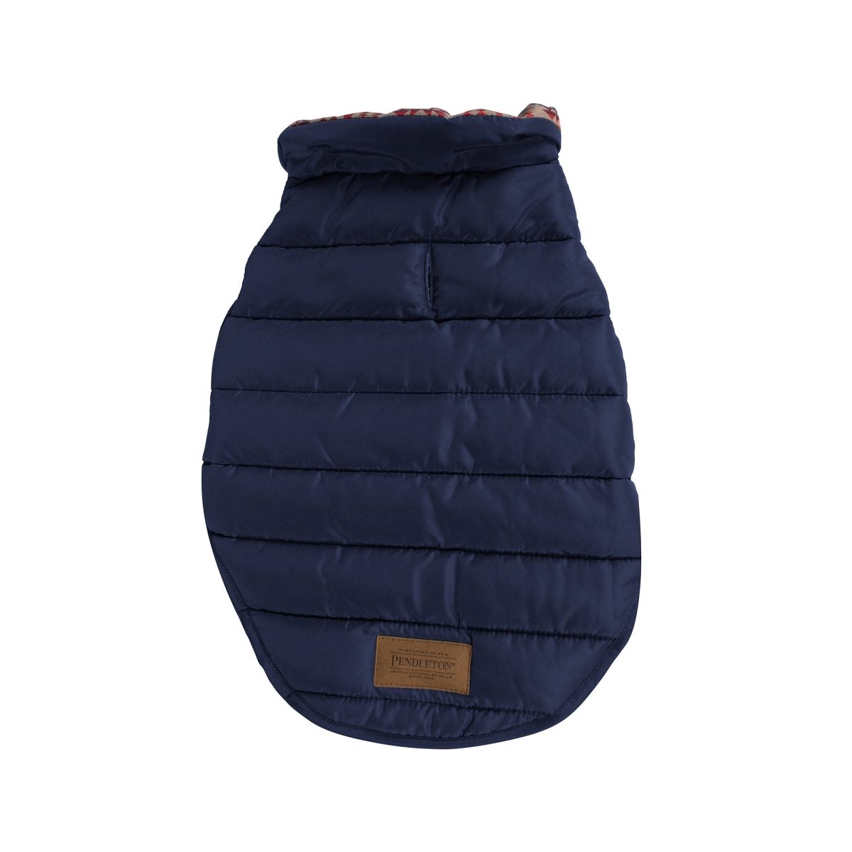 Pendleton Pilot Rock Puffer Dog Coat Navy, Small (17Lx17-22.5w)