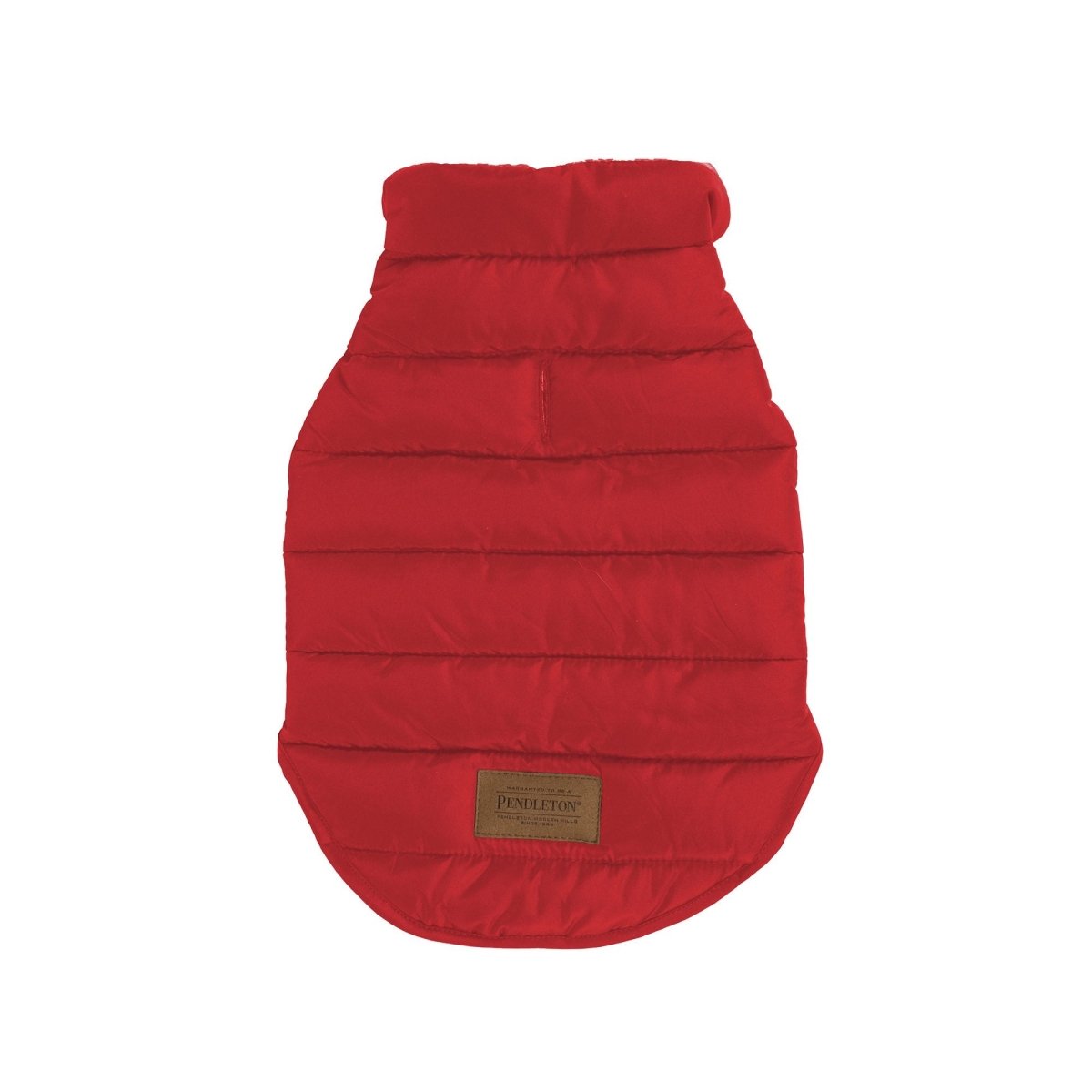 Pendleton Pilot Rock Puffer Dog Coat Red, X-Small (11Lx12–17w)