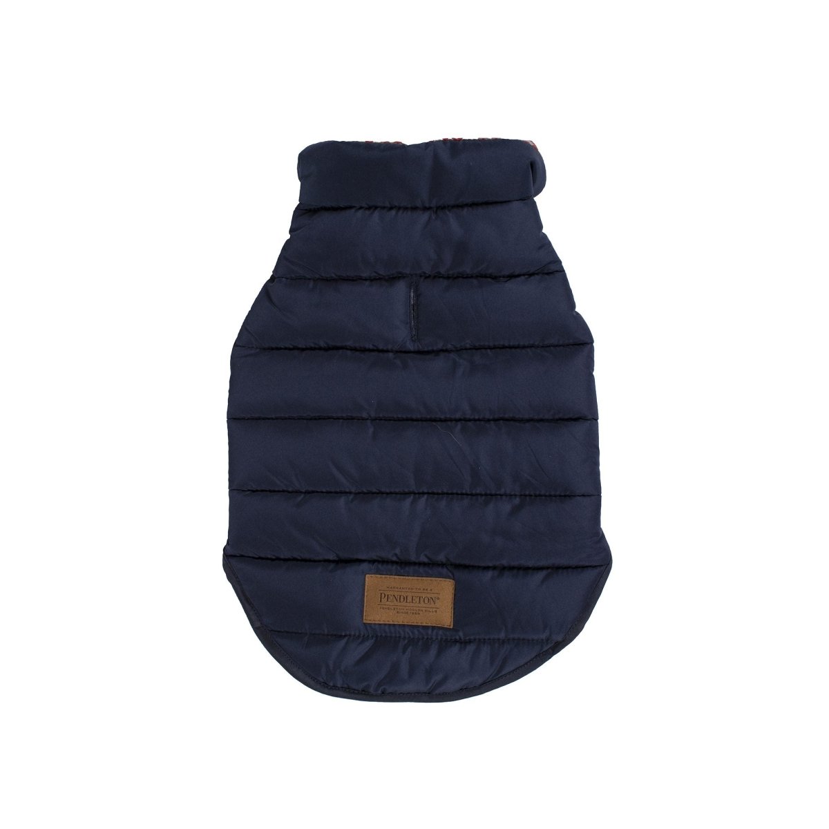 Pendleton Pilot Rock Puffer Dog Coat Navy, X-Small (11Lx12–17w)