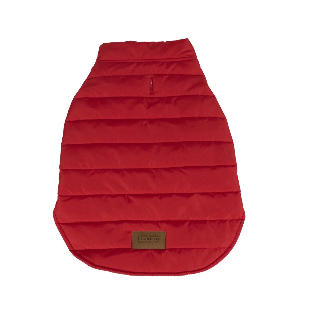 Pendleton Pilot Rock Puffer Dog Coat Red, Medium (20Lx21-29w)