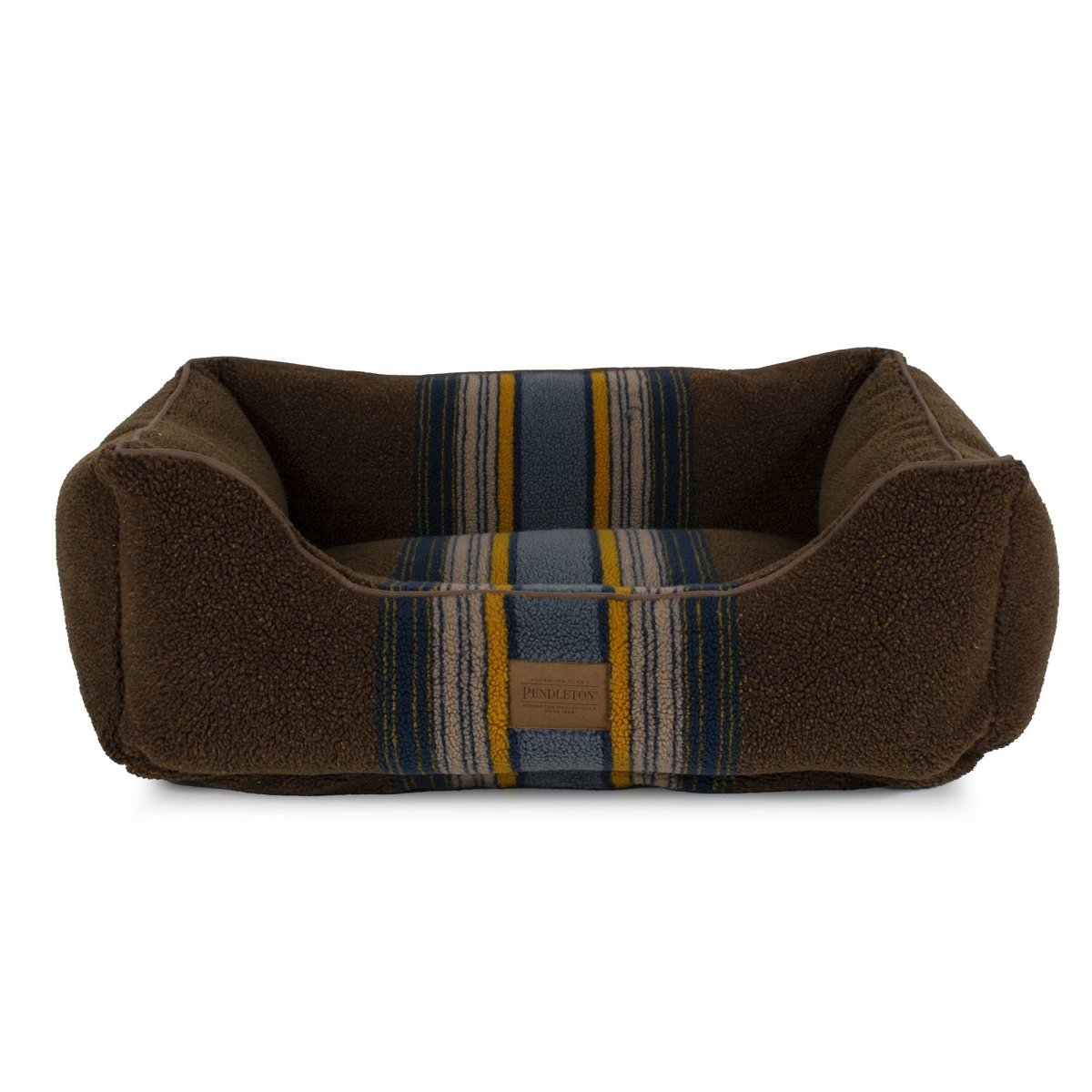 Pendleton Vintage Camp High Ridge Kuddler Berber Dog Bed Medium (30"w x 24"d x 9”h)