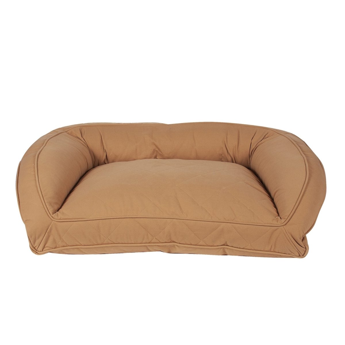 Quilted Microfiber Bolster Dog Bed Saddle, LG/XL (48x36x14.5), Cover Only (No Fill)