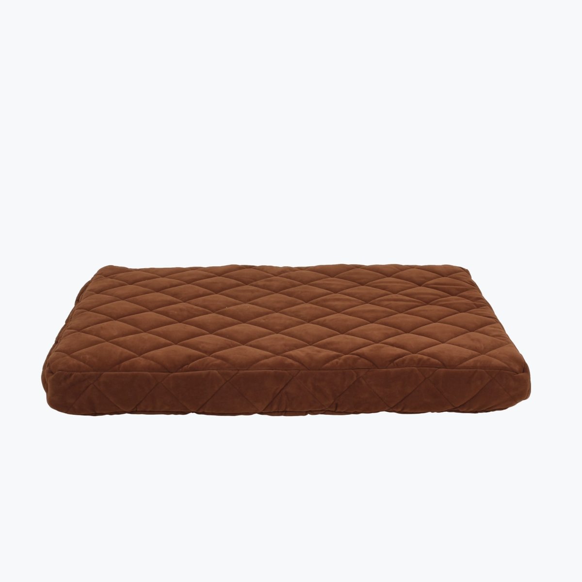 Quilted Orthopedic Jamison Dog Bed with Moisture Barrier Chocolate, Medium (42x30x4), Complete Bed