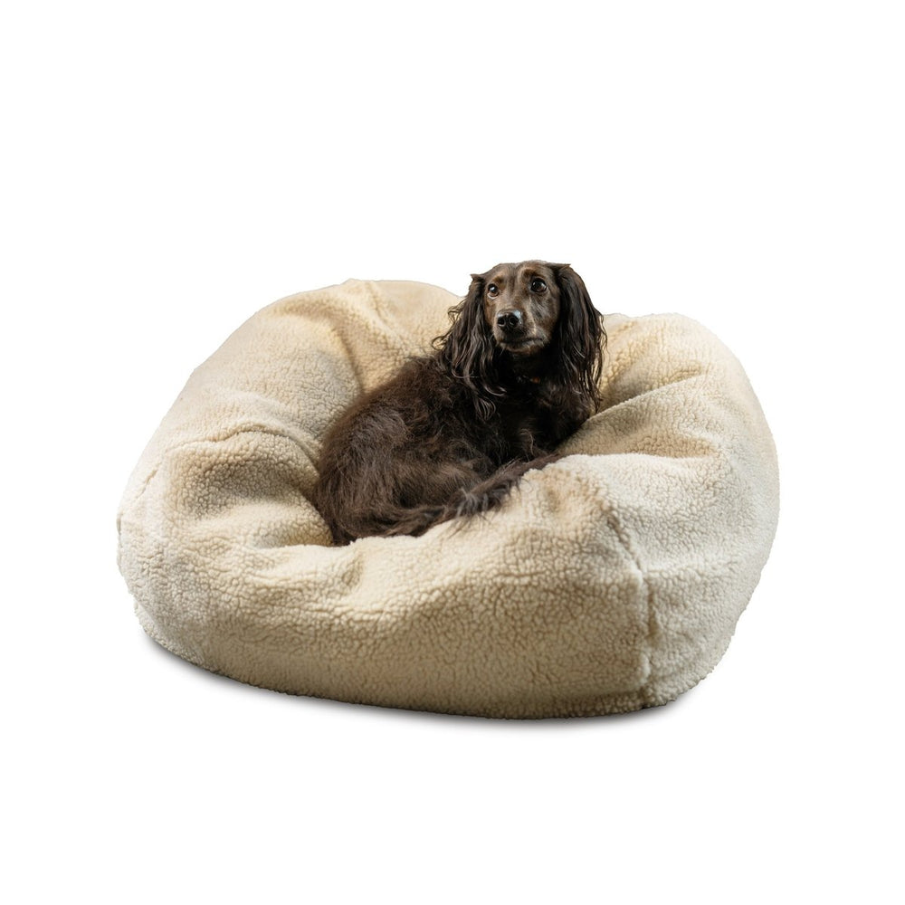 Sherpa Puff Ball Pet Bed