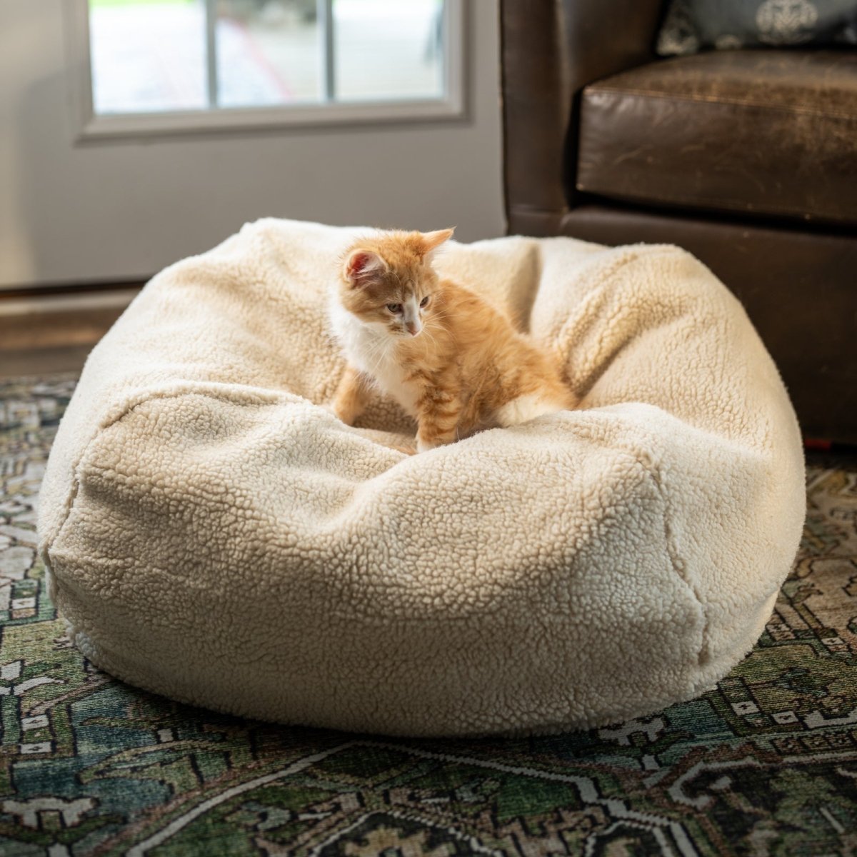 Sherpa Puff Ball - beds, Carolina Pet, and cats