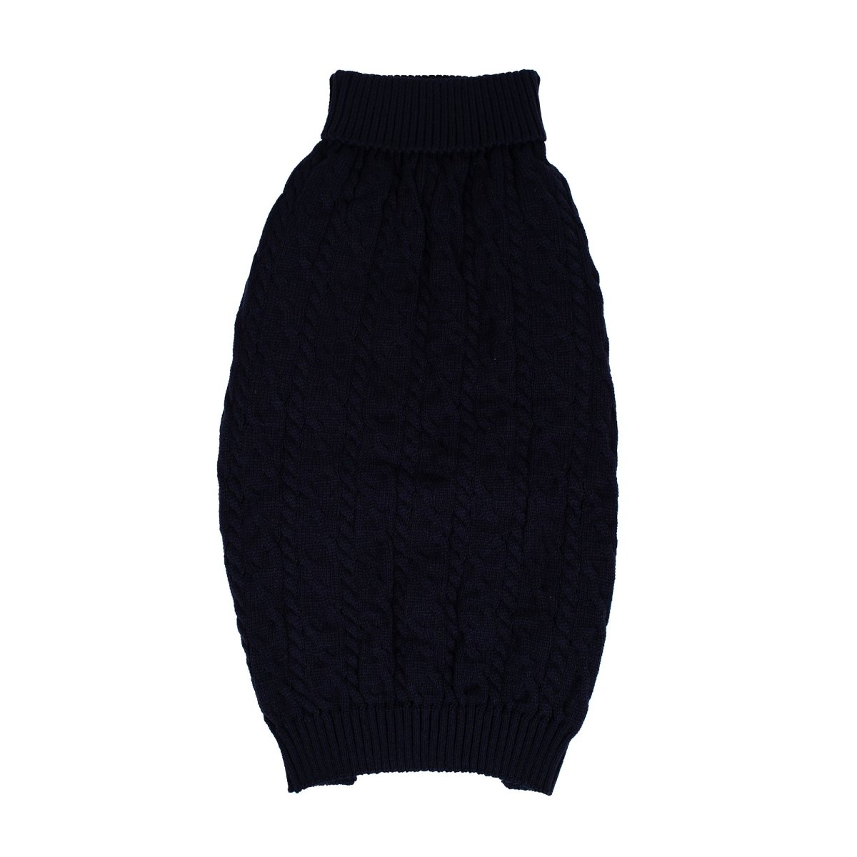 Shinola Cable Knit Pet Sweater Navy 3X-Large