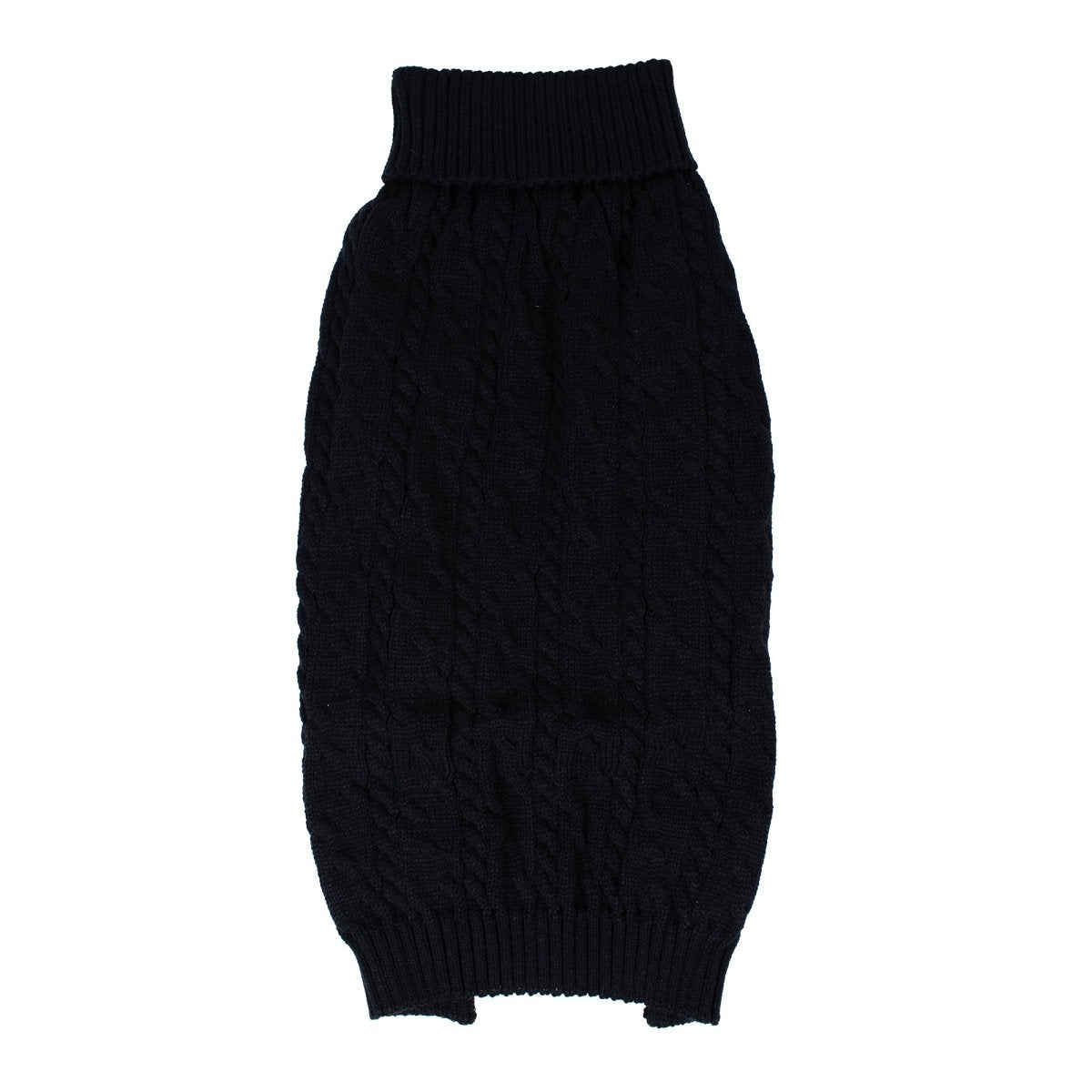 Shinola Cable Knit Pet Sweater Black 2X-Large