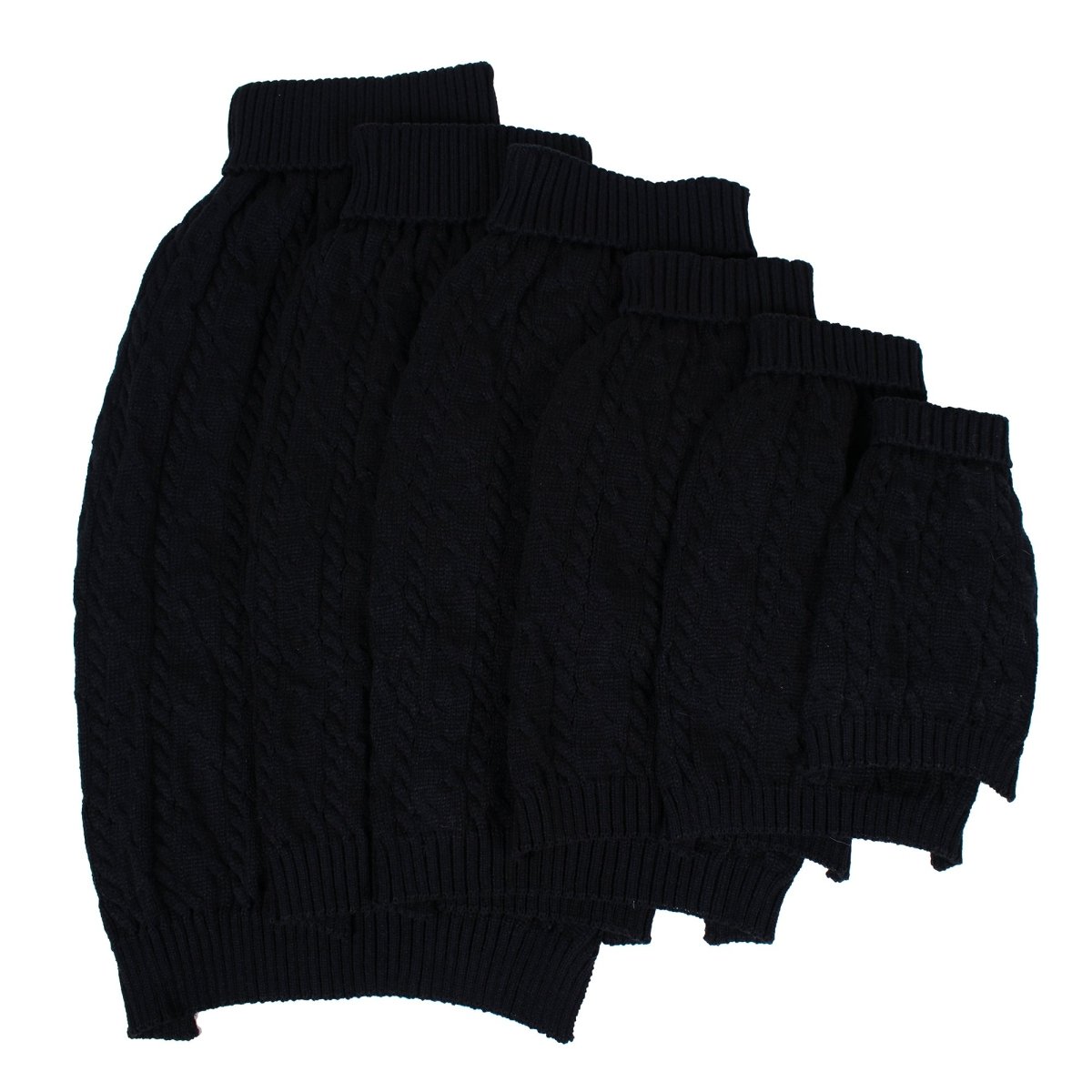 Shinola Cable Sweater Black_Stack