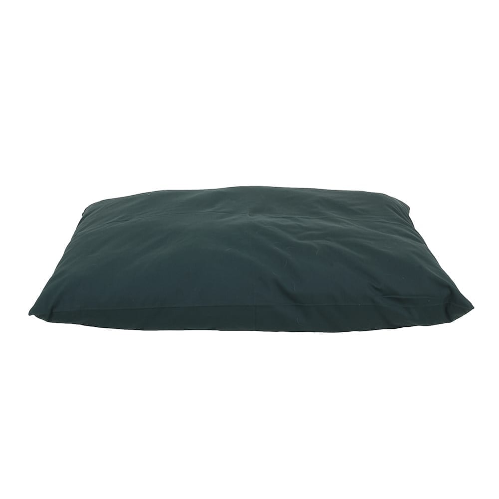 Solid Shebang Rectangle Indoor Outdoor Dog Bed Green, Small (36x27x4)