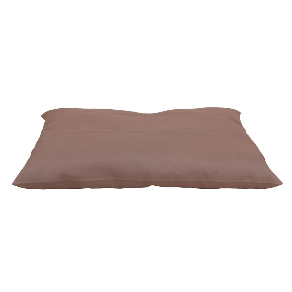 Solid Shebang Rectangle Indoor Outdoor Dog Bed Tan, Medium (44x35x4)