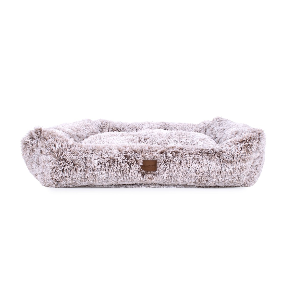 Teddy Bear Faux Fur Kuddler Dog Bed Brown, X-Large