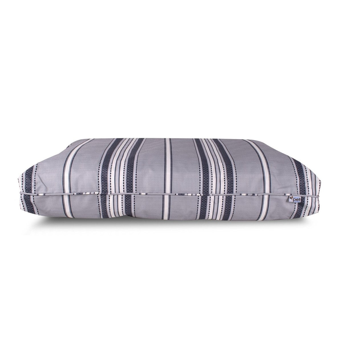 Turkish Towel Indoor Outdoor Dog Bed Gray, Medium (44x35x4)